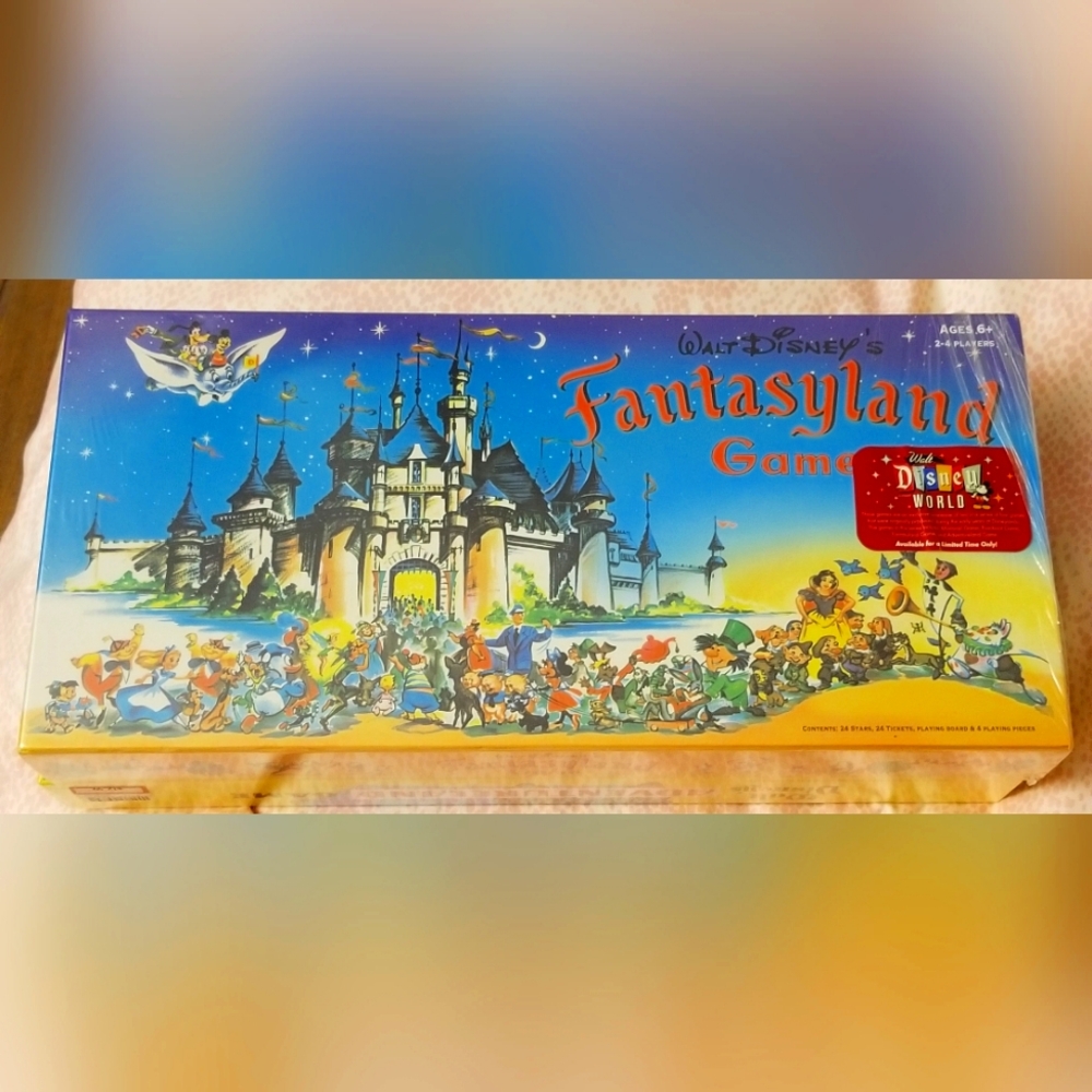Brand New Walt Disney’s Adventureland & Fantasyland Board Games